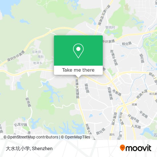 大水坑小学 map