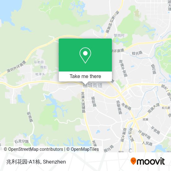 兆利花园-A1栋 map