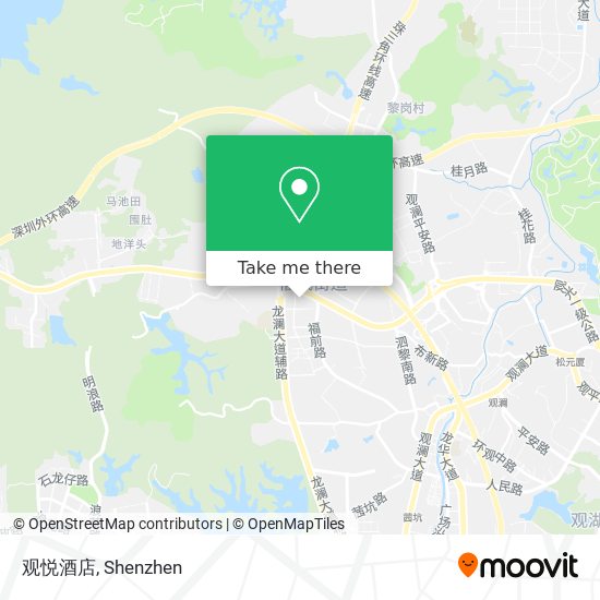 观悦酒店 map