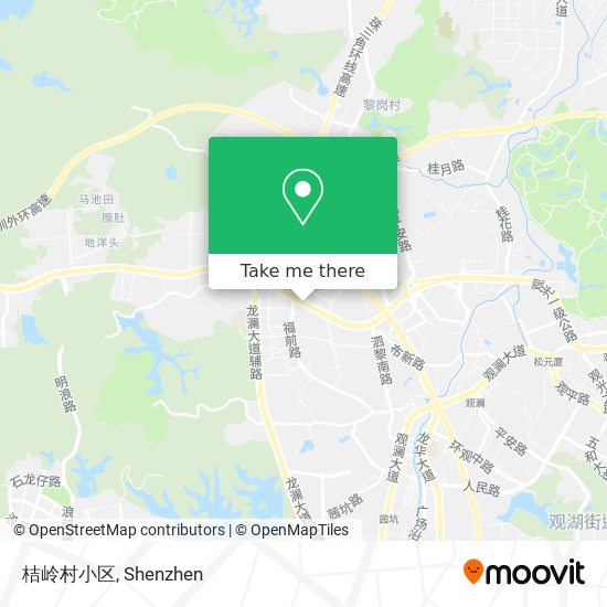 桔岭村小区 map