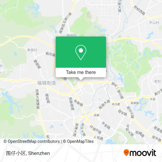 围仔小区 map