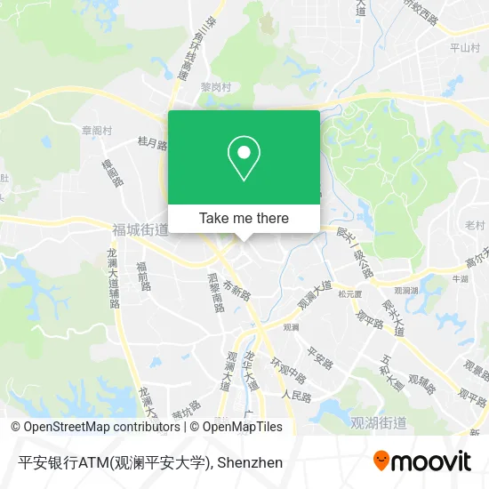 平安银行ATM(观澜平安大学) map