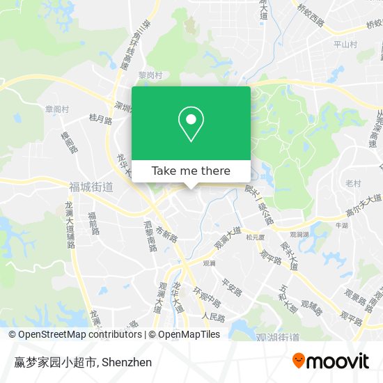 赢梦家园小超市 map