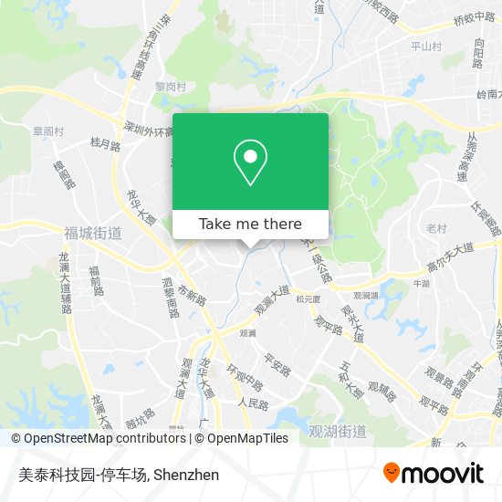 美泰科技园-停车场 map
