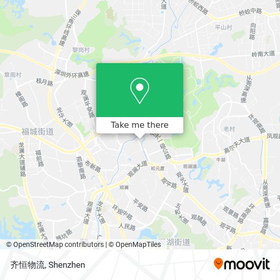 齐恒物流 map