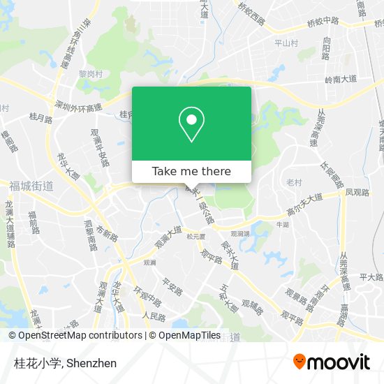 桂花小学 map