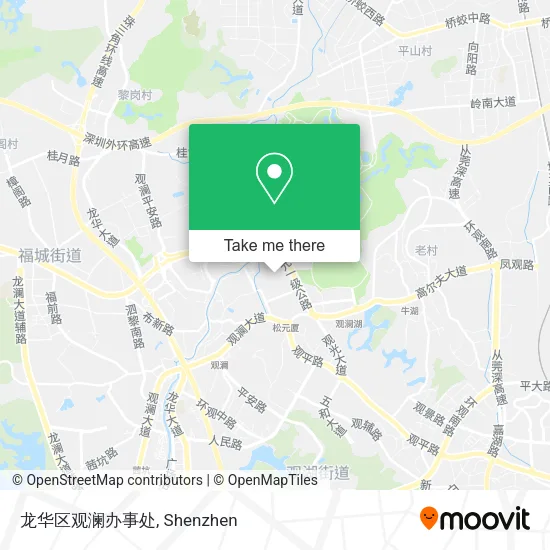 龙华区观澜办事处 map