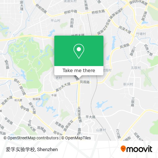 爱孚实验学校 map
