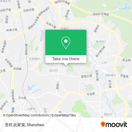 景旺农家菜 map