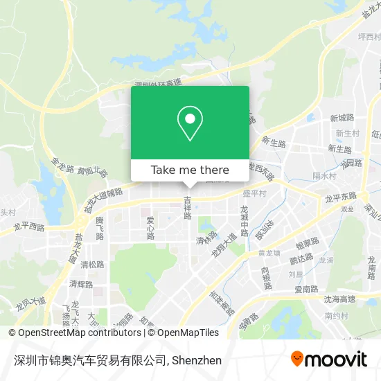 深圳市锦奥汽车贸易有限公司 map