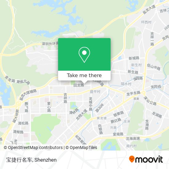 宝捷行名车 map