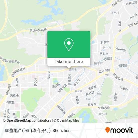 家盈地产(阅山华府分行) map