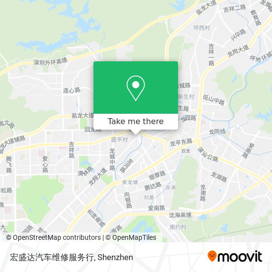 宏盛达汽车维修服务行 map