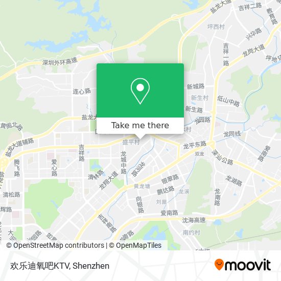 欢乐迪氧吧KTV map