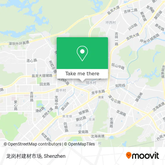 龙岗村建材市场 map