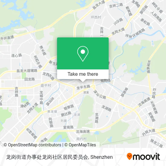 龙岗街道办事处龙岗社区居民委员会 map