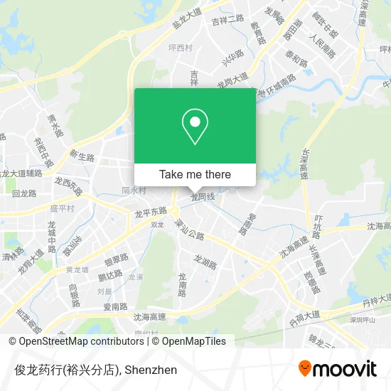 俊龙药行(裕兴分店) map