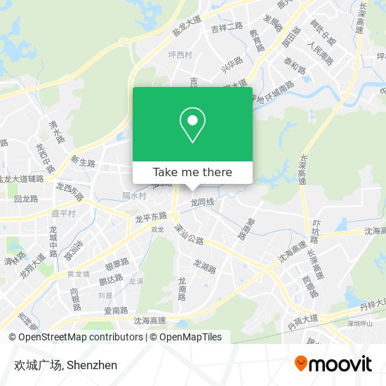 欢城广场 map