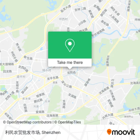 利民农贸批发市场 map