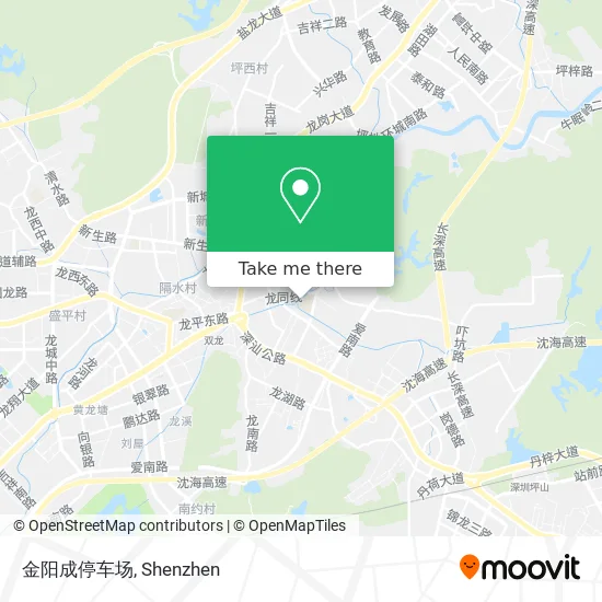 金阳成停车场 map