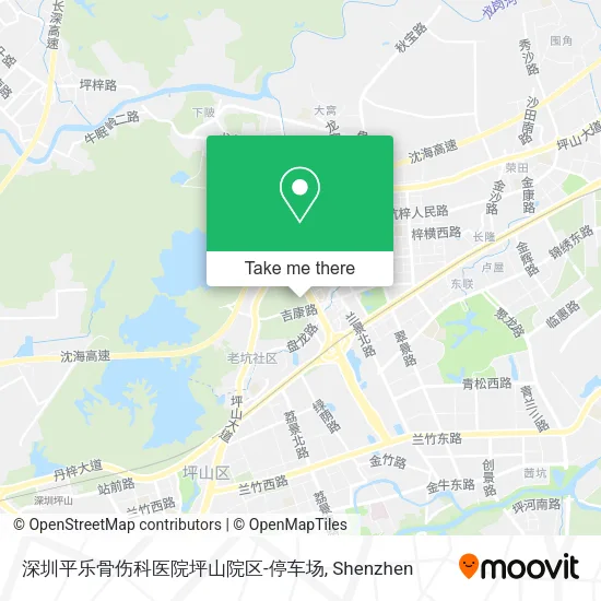深圳平乐骨伤科医院坪山院区-停车场 map