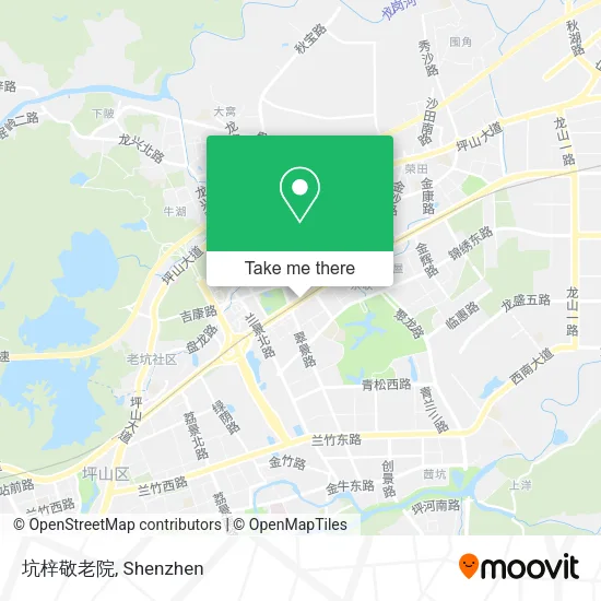 坑梓敬老院 map