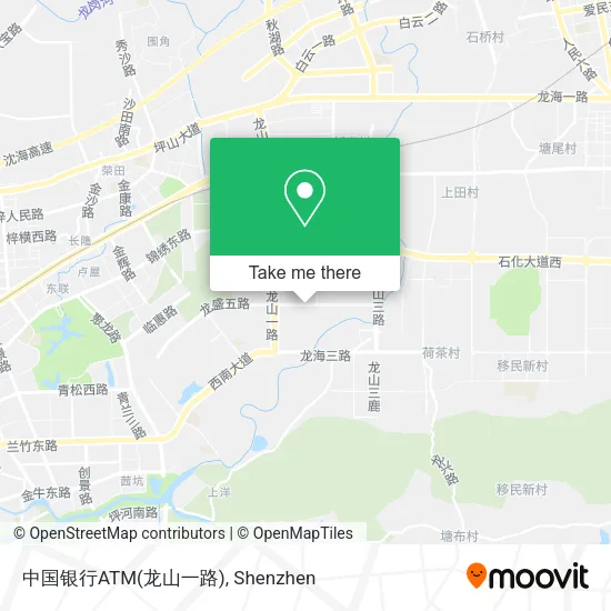 中国银行ATM(龙山一路) map