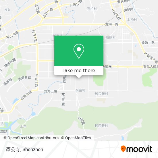 谭公寺 map