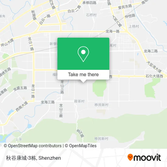 秋谷康城-3栋 map