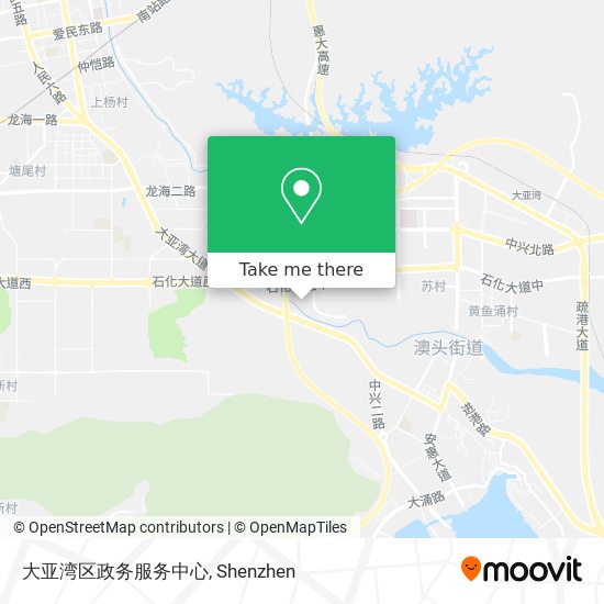 大亚湾区政务服务中心 map