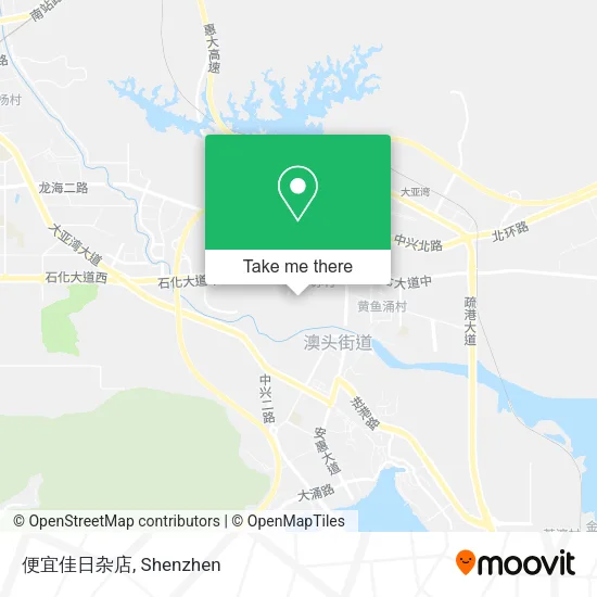 便宜佳日杂店 map