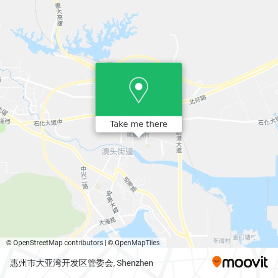 惠州市大亚湾开发区管委会 map