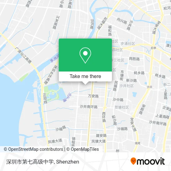 深圳市第七高级中学 map