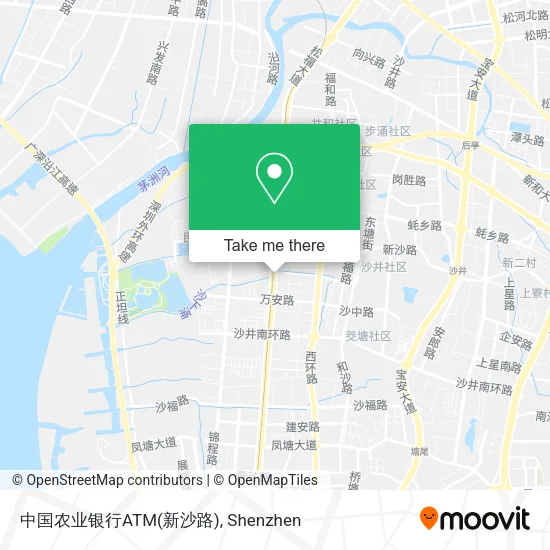 中国农业银行ATM(新沙路) map