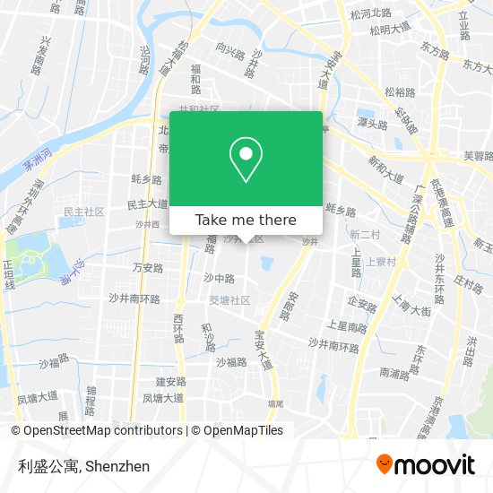 利盛公寓 map