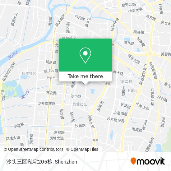 沙头三区私宅205栋 map