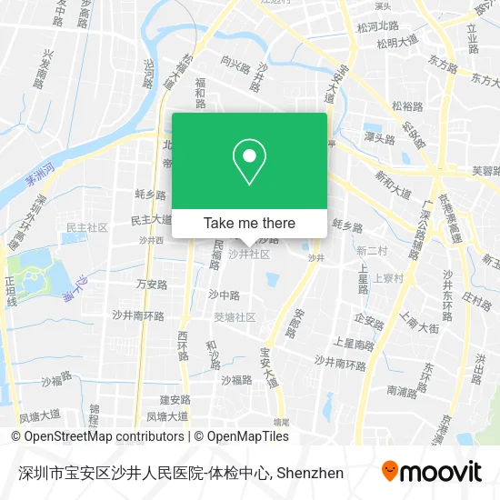 深圳市宝安区沙井人民医院-体检中心 map