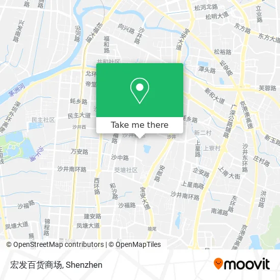 宏发百货商场 map