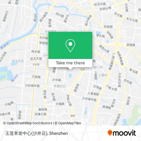 玉莲养发中心(沙井店) map