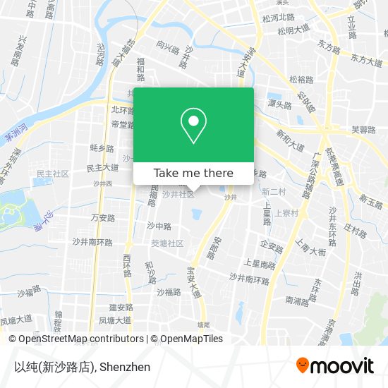 以纯(新沙路店) map