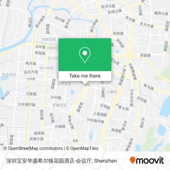 深圳宝安华盛希尔顿花园酒店-会议厅 map