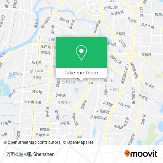万科翡丽郡 map