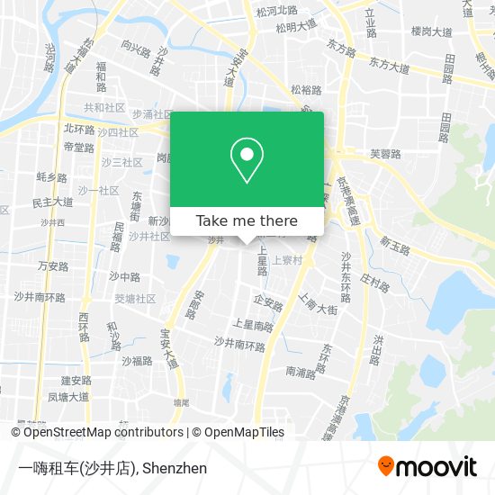 一嗨租车(沙井店) map