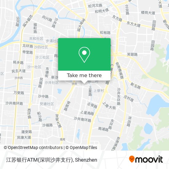 江苏银行ATM(深圳沙井支行) map