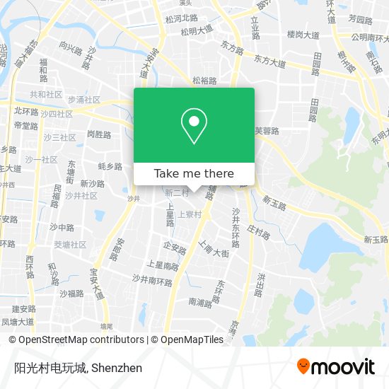 阳光村电玩城 map