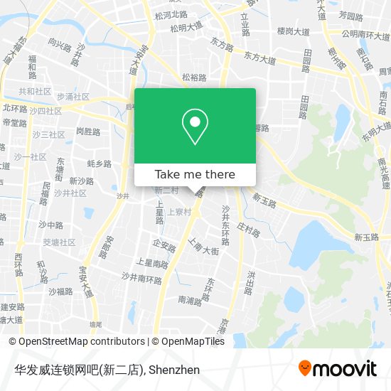 华发威连锁网吧(新二店) map