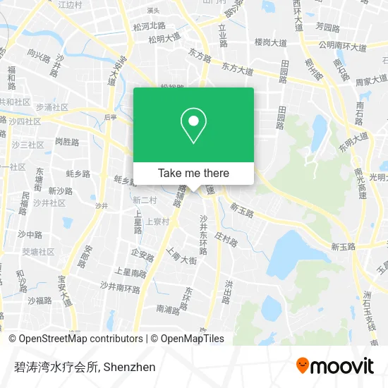 碧涛湾水疗会所 map