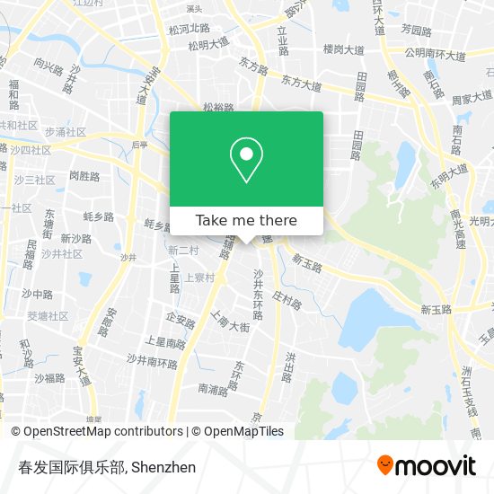春发国际俱乐部 map