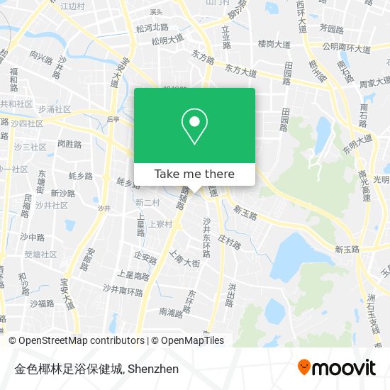 金色椰林足浴保健城 map