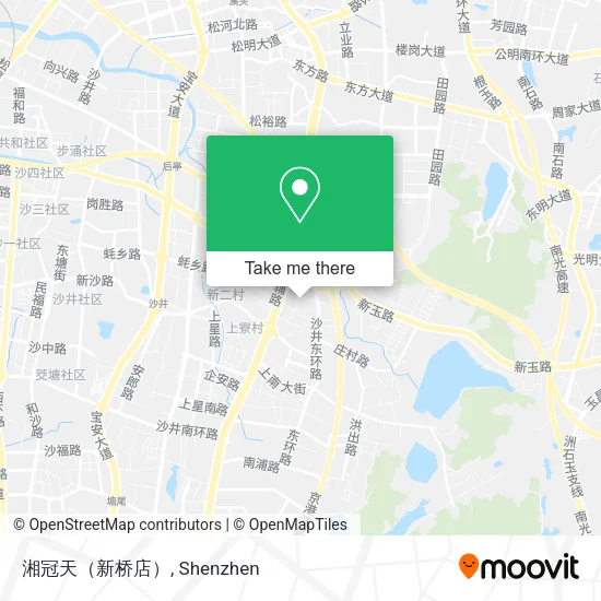湘冠天（新桥店） map